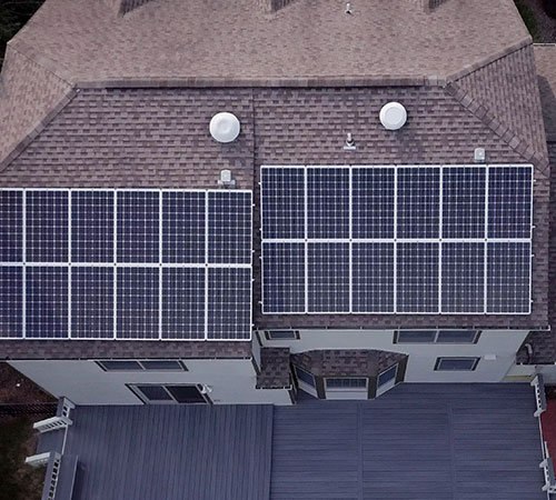 Roof top Solar Panel Installation for Home